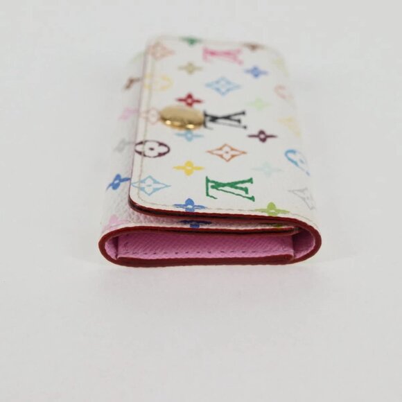 LOUIS VUITTON Monogram Multicolor Multicles 4 Key Case White M93731 Auth 132774V - Picture 4 of 16